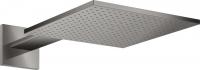 Верхний душ Axor ShowerSolutions 300 2jet с держателем 35318330 полированный чёрный хром