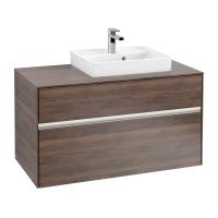 Тумба под раковину Villeroy & Boch Collaro 1000х500 мм с подсветкой C015L0VH аризонский дуб