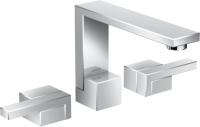 Смеситель для раковины Axor Edge 130 ComfortZone на 3 отверстия 46050000 хром