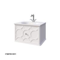 Тумба под раковину Caprigo Caprice 60 602х448 мм (1 ящик) 25010 B231 белый