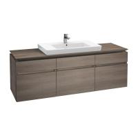 Тумба под раковину Villeroy & Boch Legato 1600х500 мм B70100FQ дуб графитовый
