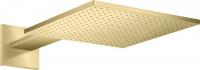 Верхний душ Axor ShowerSolutions 300 1jet с держателем 35314950 шлифованная медь
