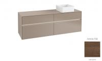 Тумба под раковину Villeroy & Boch Collaro 1600х500 мм с подсветкой C051L0VH аризонский дуб