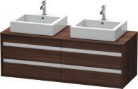 Тумба под раковину Duravit Ketho 1400х550 мм KT6657B5353 тёмный каштан