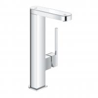 Смеситель для раковины Grohe Plus L-Size высокий поворотный излив, донный клапан, LED дисплей 23 959 003