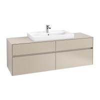 Тумба под раковину Villeroy & Boch Collaro 1600х500 мм C02800VK мягкий серый