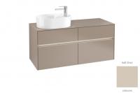 Тумба под раковину Villeroy & Boch Collaro 1200х500 мм с подсветкой C058L0VK мягкий серый