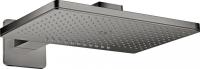 Верхний душ Axor ShowerSolutions 460 2jet с держателем softcube 35275330 полированный чёрный хром