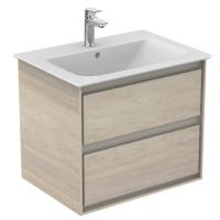 Тумба под раковину Ideal Standard Connect Air 600x440 мм E0818UK светло-коричневое дерево/светло-коричневый матовый