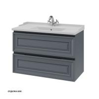 Тумба под раковину Caprigo Ponza-A 90 900х470 мм (2 ящика) 13523 L810 графит