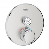 Термостат Grohe Grohtherm SmartControl (внешняя часть для 1 потребителя) 29 118 DC0 суперсталь